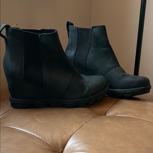 Sorel Joan of arctic wedge booties